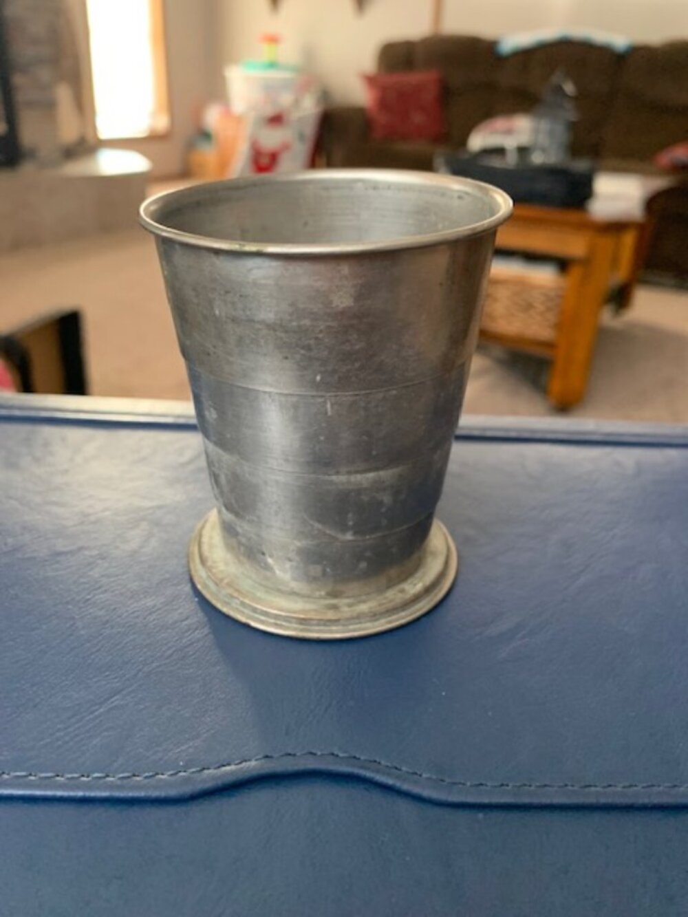 Antique World War II Collapsing cup